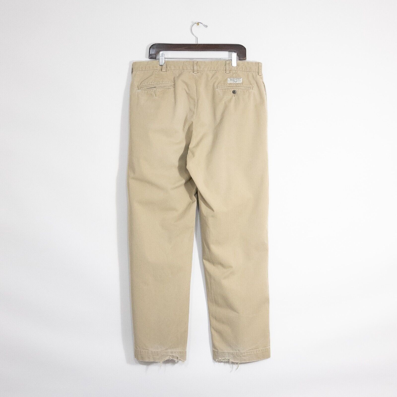 Polo Ralph Lauren × Vintage Vintage 90s Polo Ralph Lauren Chino Pants 36x30 - Distressed Size US 36 / EU 52 - 4 Thumbnail
