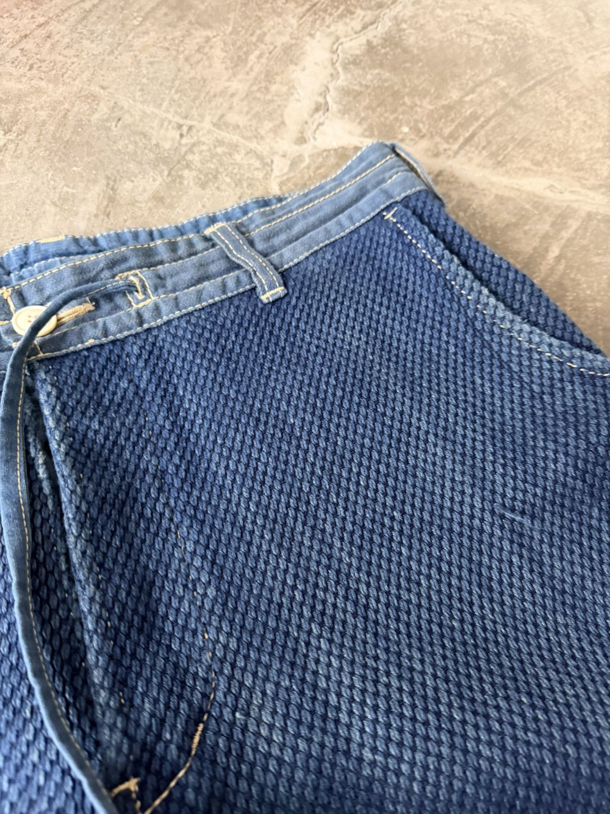 Porter Classic Porter Classic Indigo Sashiko Kendo Patchwork Pants Kapital Size US 36 / EU 52 - 3 Thumbnail