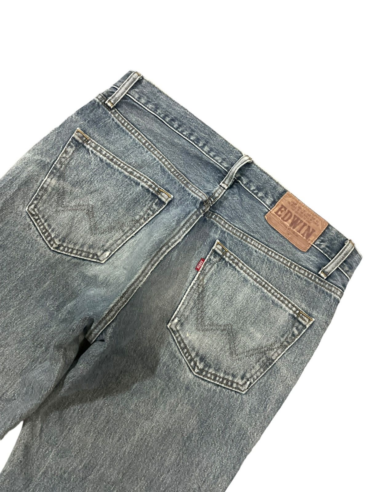 Edwin Vintage Edwin Extra Extreme Fade Wash Distressed Loose Jeans Size US 32 / EU 48 - 9 Thumbnail