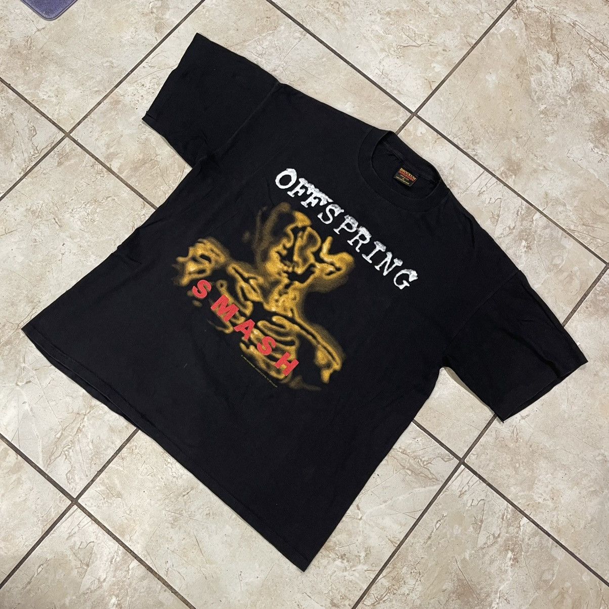 Brockum Vintage 90s The Offspring 1994 Smash Band T-Shirt Size US L / EU 52-54 / 3 - 3 Thumbnail