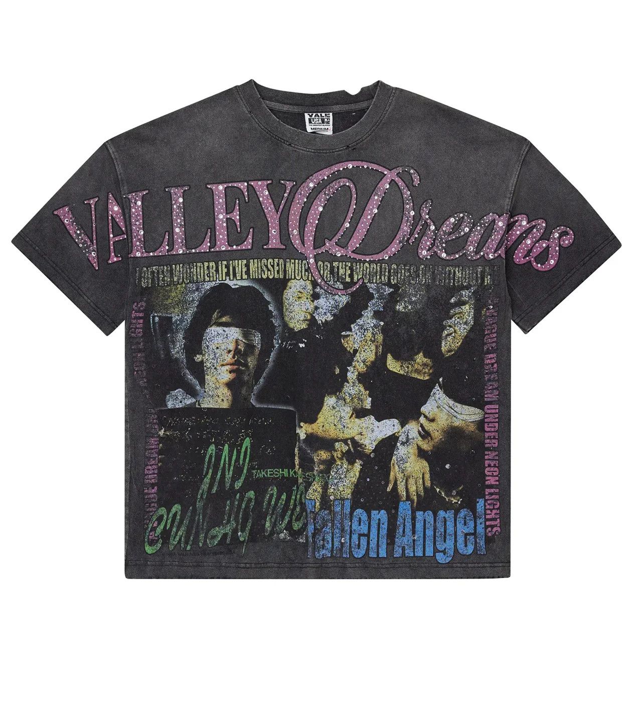 Vale VALE "Fallen Bling" Black Tee Size US XL / EU 56 / 4 - 1 Thumbnail