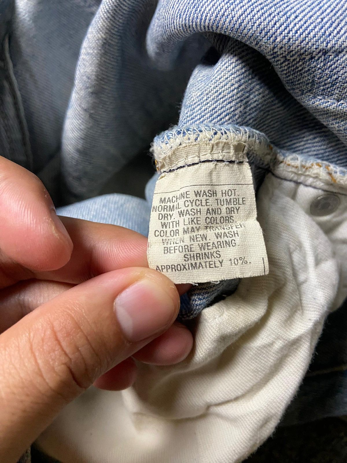 Levi's Levis Strauss Co. Distressed Ripped Jeans (158) Size US 32 / EU 48 - 6 Thumbnail