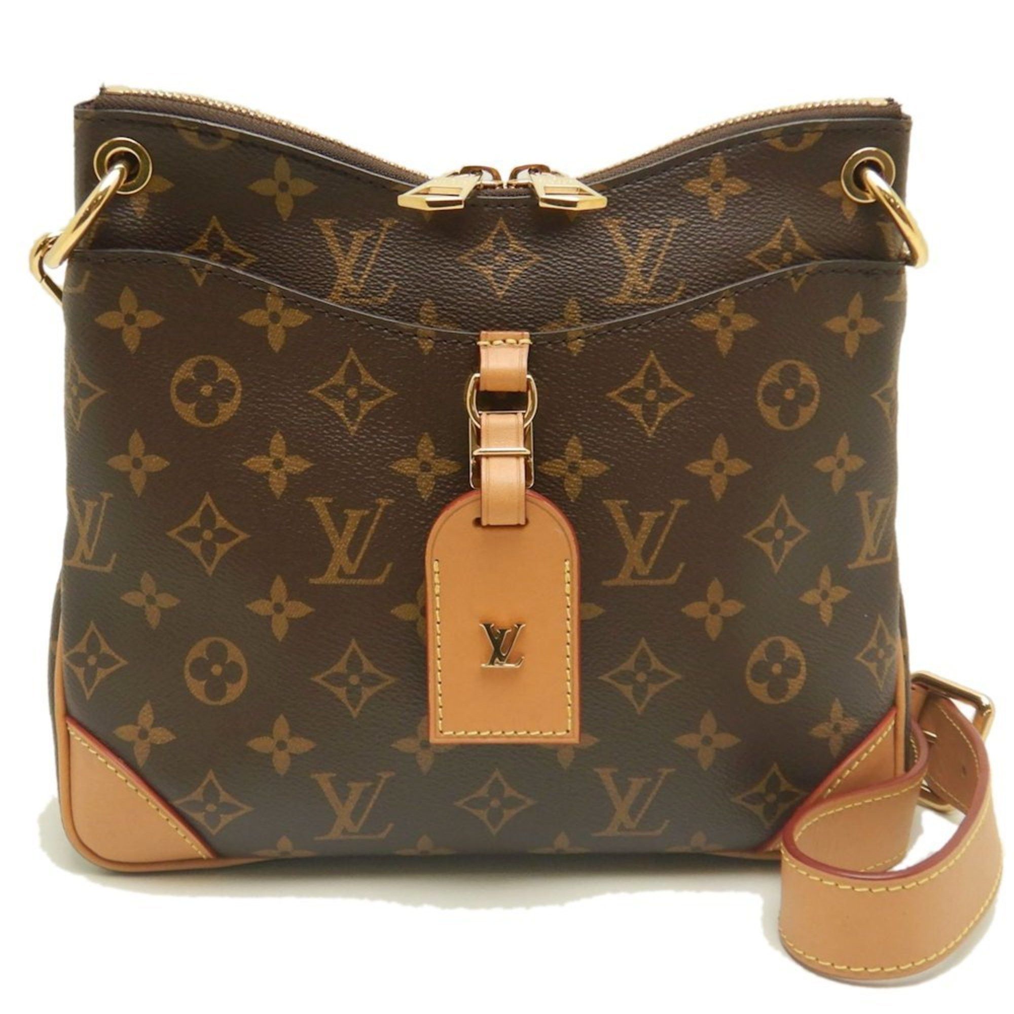 LOUIS VUITTON Monogram Odeon NM PM M45354 Shoulder Bag Brown