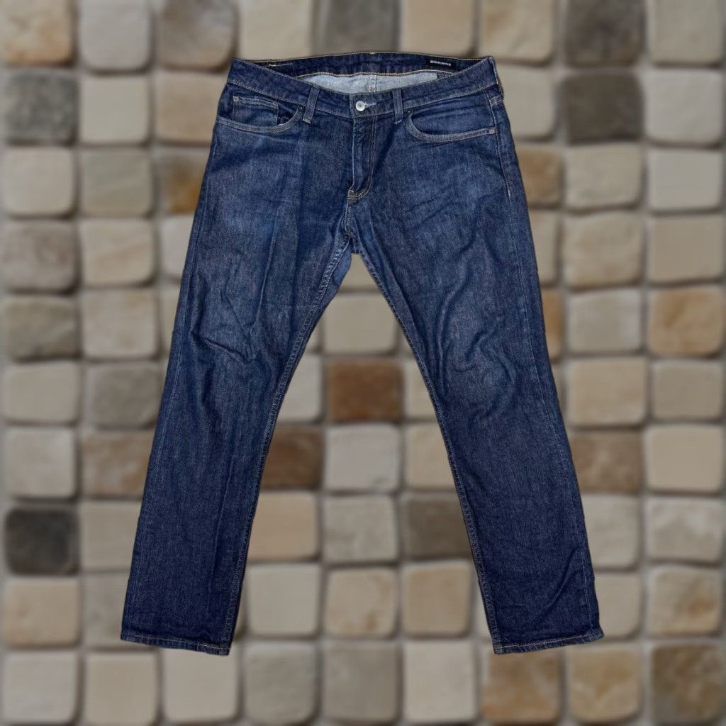 Bonobos Bonobos Jeans Mens 33 Dark Wash Denim Slim Fit 33x29 Jeans Mens Slim Bonobos Size US 33 - 1 Thumbnail