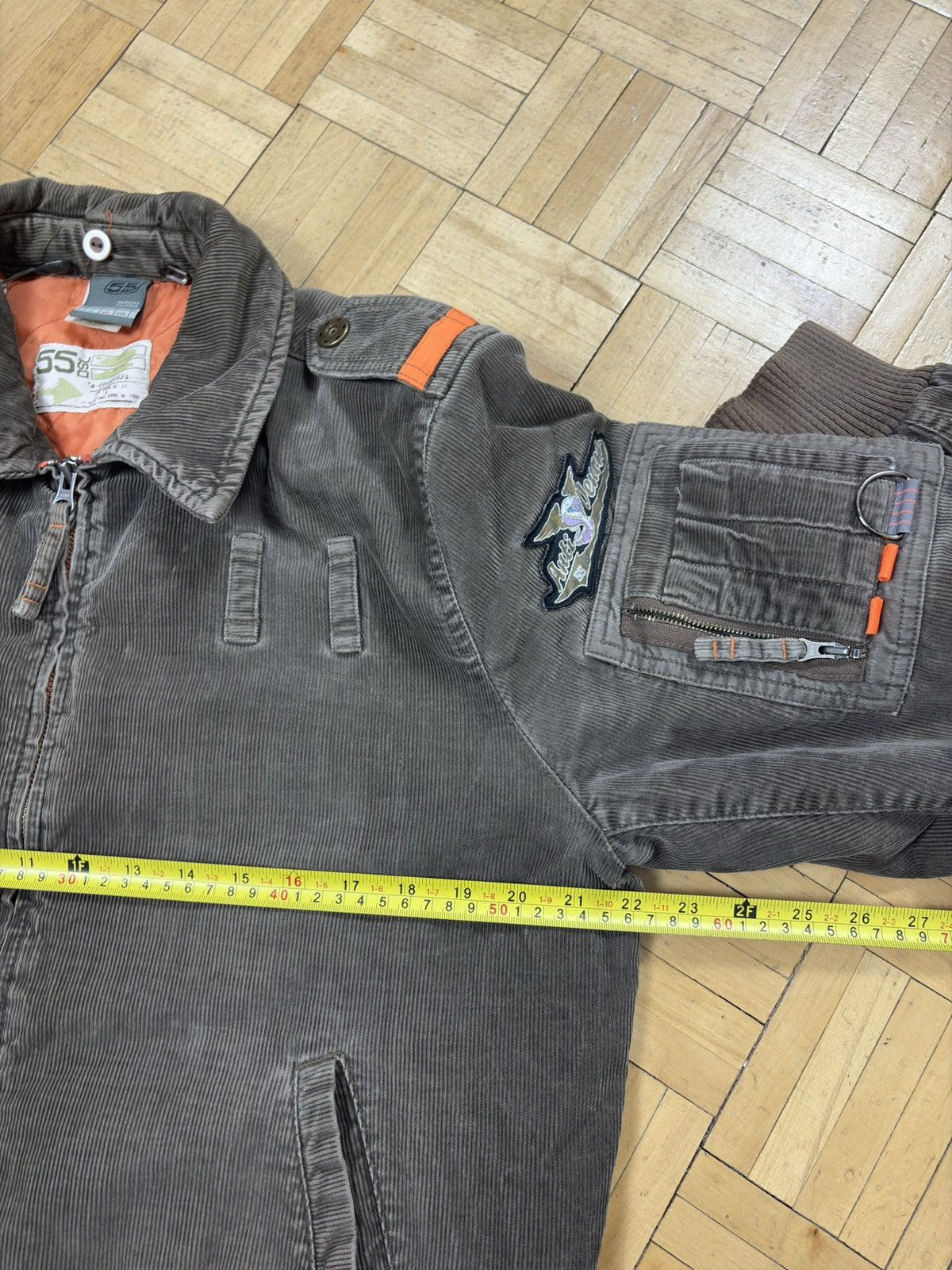 Diesel Rare Diesel 55DSL Corduroy Bomber Flyer Jacket Size US XL / EU 56 / 4 - 10 Thumbnail