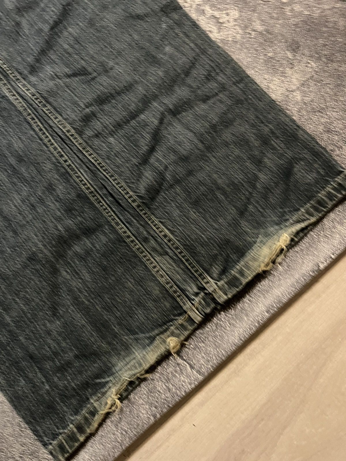 Vintage CRAZY Mega Baggy Darkwear Y2K Swag Jeans / Number Nine Style Size US 38 / EU 54 - 6 Thumbnail