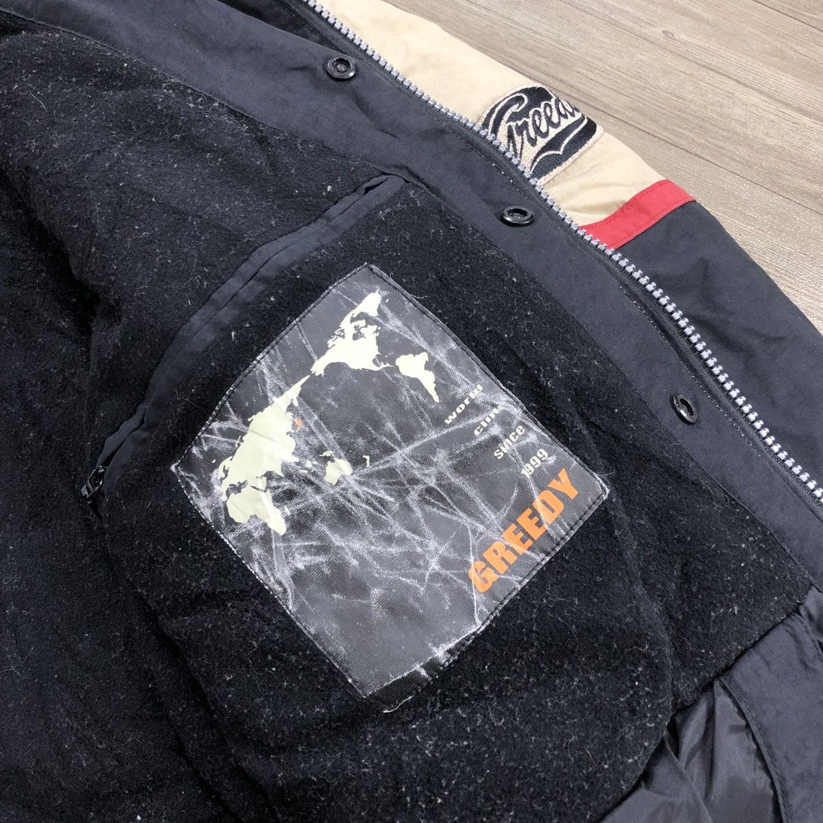 Vintage Vintage GREEDY 51 M.C.G Racing Motorcycle Bikers Jacket Size US L / EU 52-54 / 3 - 10 Thumbnail