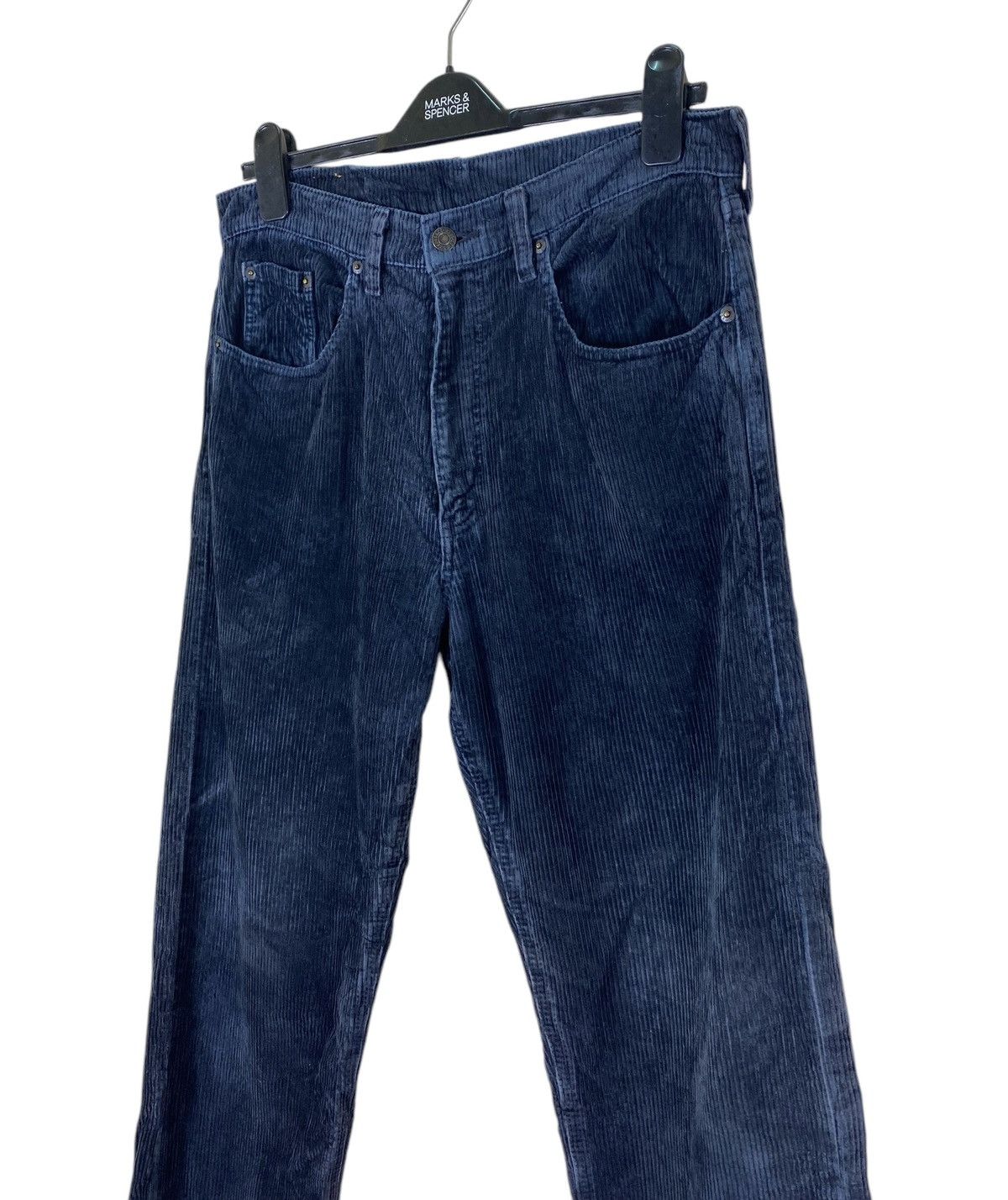 Levi's × Levi's Vintage Clothing Vintage Levis White Tab Blue Corduroy Pants Size US 33 - 3 Thumbnail