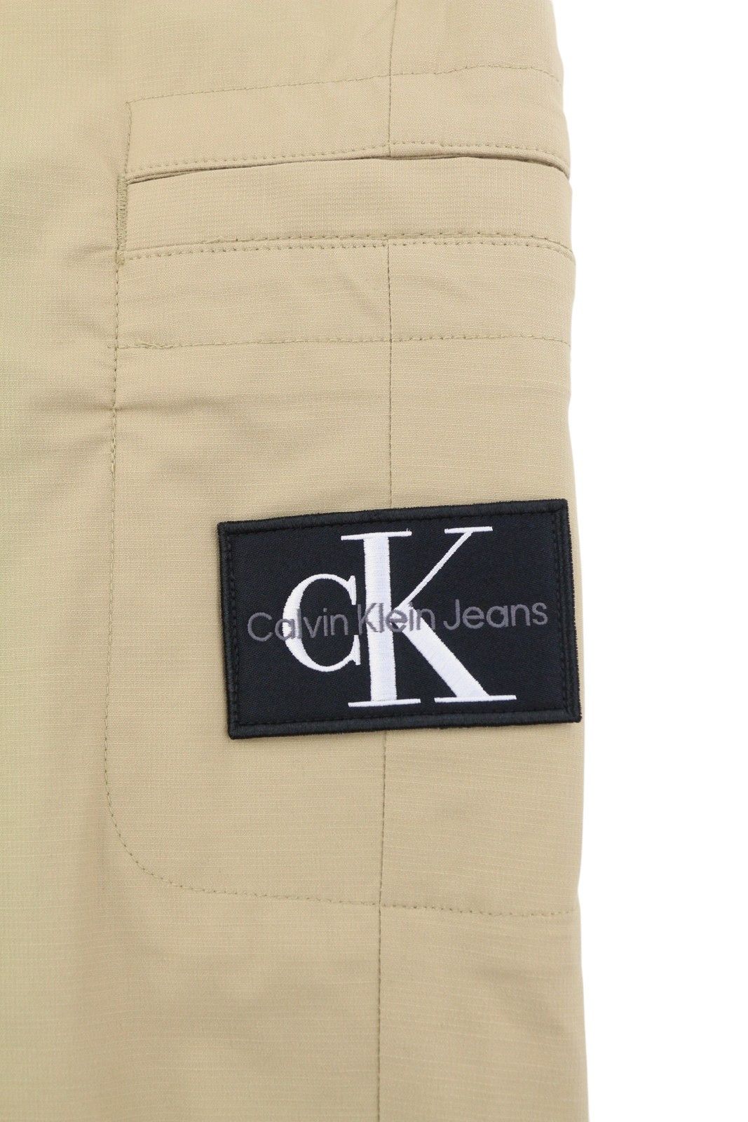 Calvin Klein S Beige Slim Fit Zip Fly Logo Chino 87458 Size US 31 - 7 Thumbnail