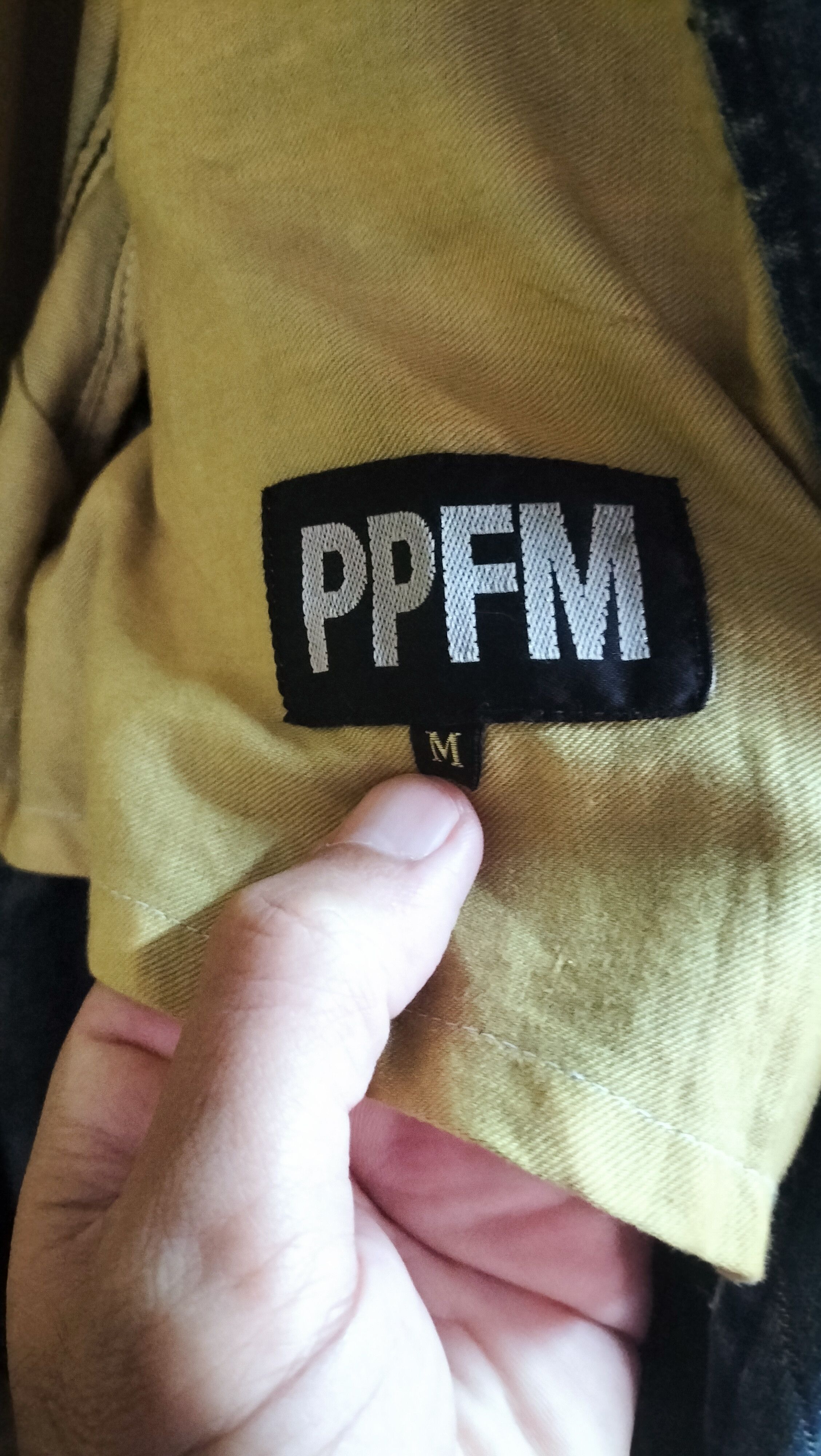PPFM Vintage PPFM Denime Blazer jacket Japanese Rare Fabric Size US L / EU 52-54 / 3 - 3 Thumbnail