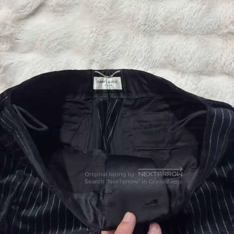Saint Laurent Paris Saint Laurent Paris Velvet Trousers Size US 30 / EU 46 - 3 Thumbnail