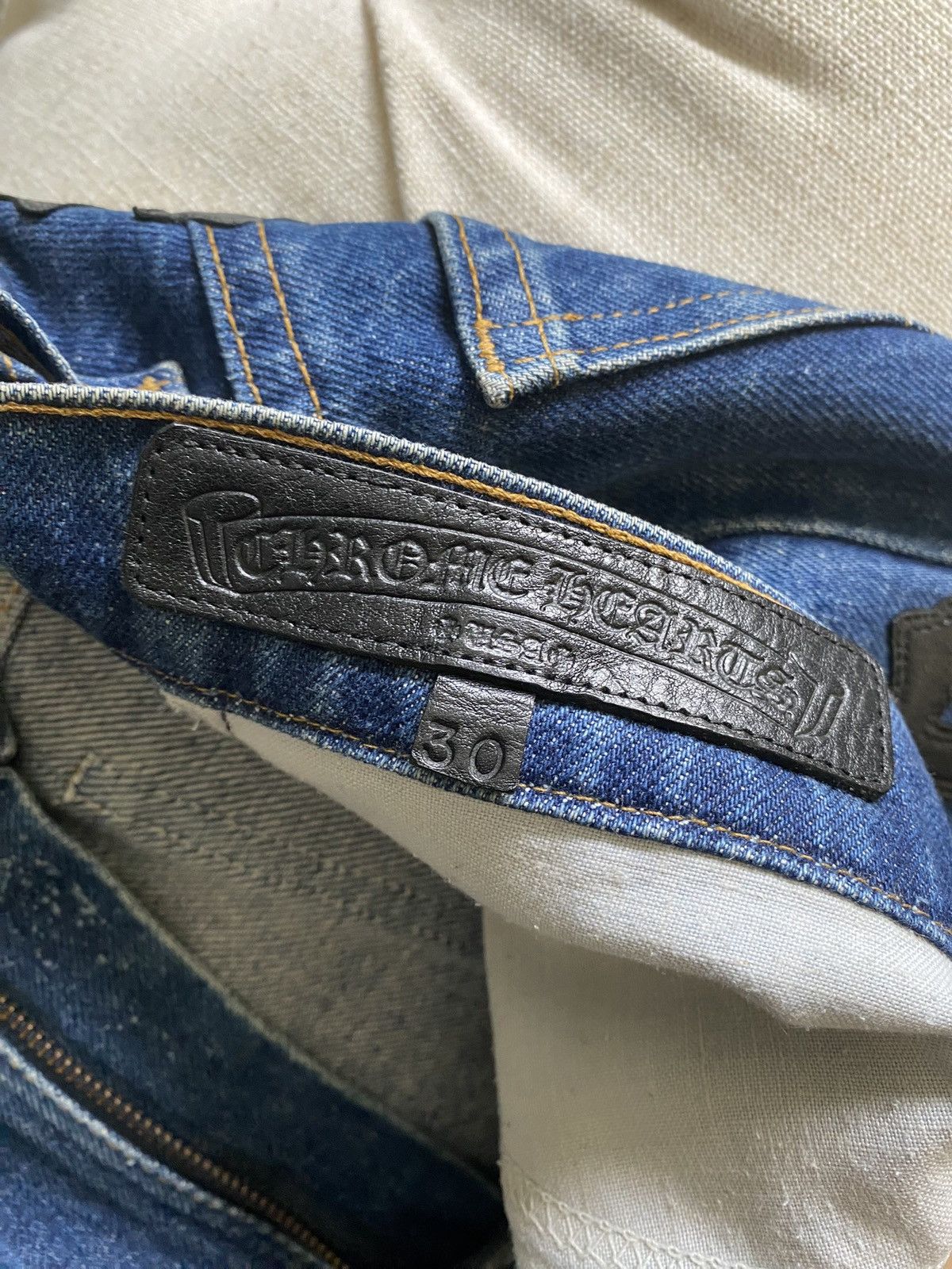 Chrome Hearts Chrome Hearts Levi’s 517 70’s Cross Patch Blue Jeans Size US 30 / EU 46 - 14 Thumbnail
