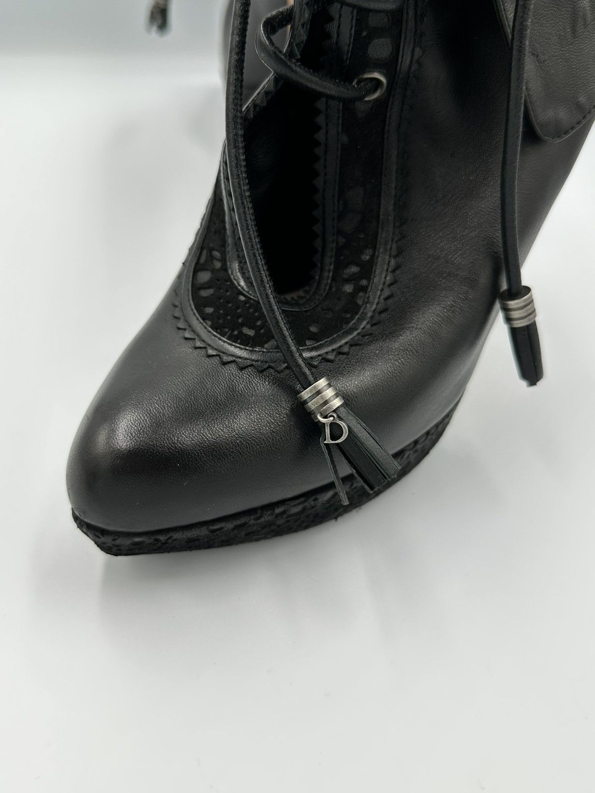 Dior Christian Dior leather lace up Boots very rare Size US 9 / IT 39 - 12 Thumbnail