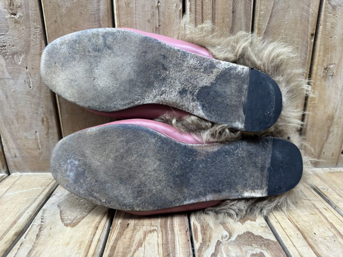 Gucci Gucci shearling Fur pink women’s Mules sz EUR 36.5 US 6.5 Size US 6.5 / IT 36.5 - 17 Thumbnail