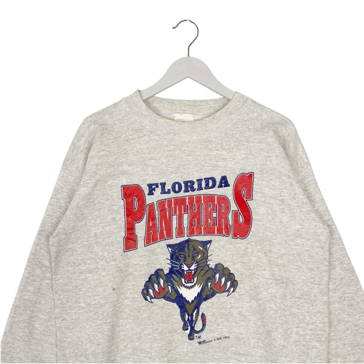 Other Vintage 1993 Florida Panthers Sweatshirt Grey Made In USA Size US L / EU 52-54 / 3 - 4 Thumbnail