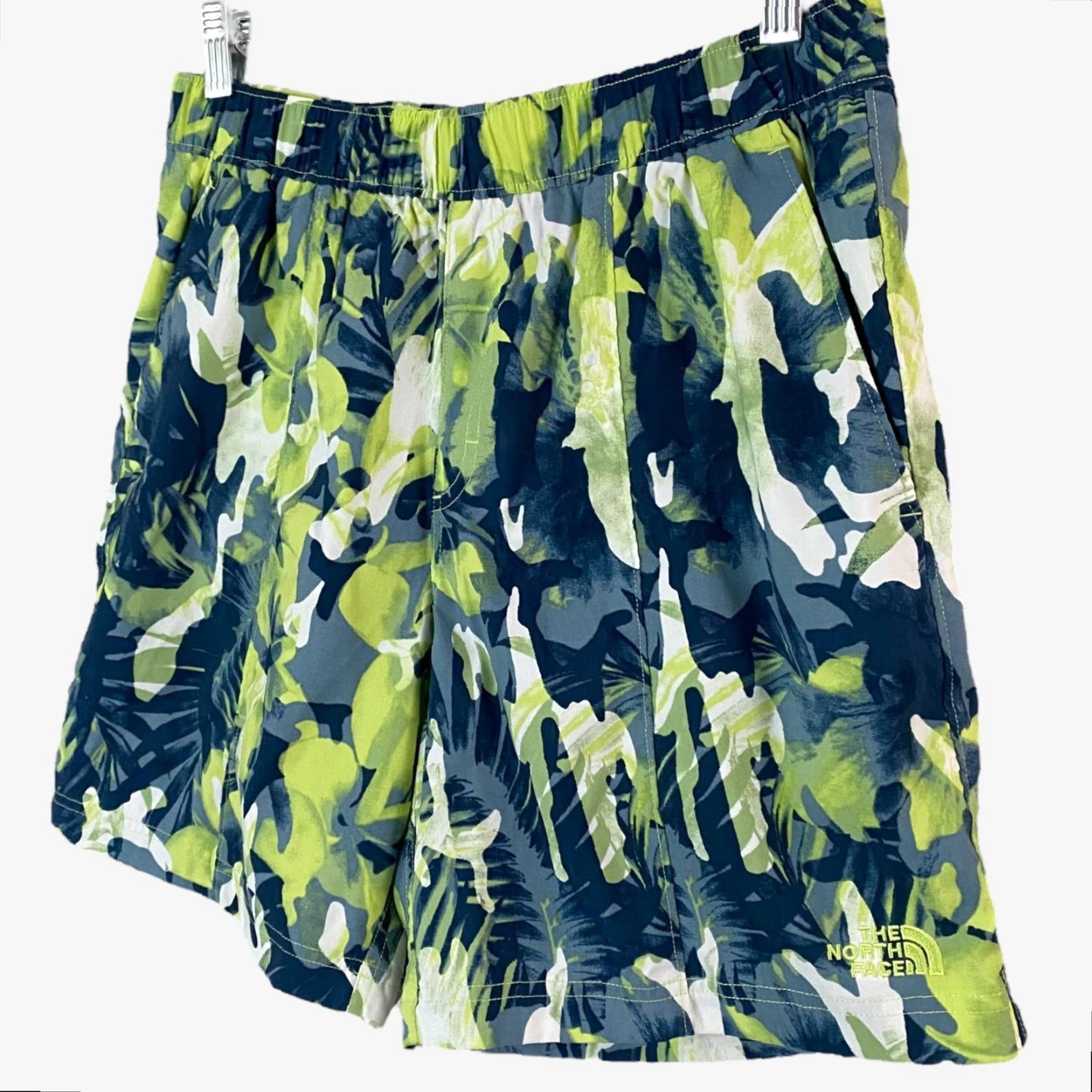 The North Face The North Face Class V Printed Pull-On Short Tropical Mens S Green Water-Repellant Chino Nylon Spandex Water Resistant Size US 29 - 2 Thumbnail