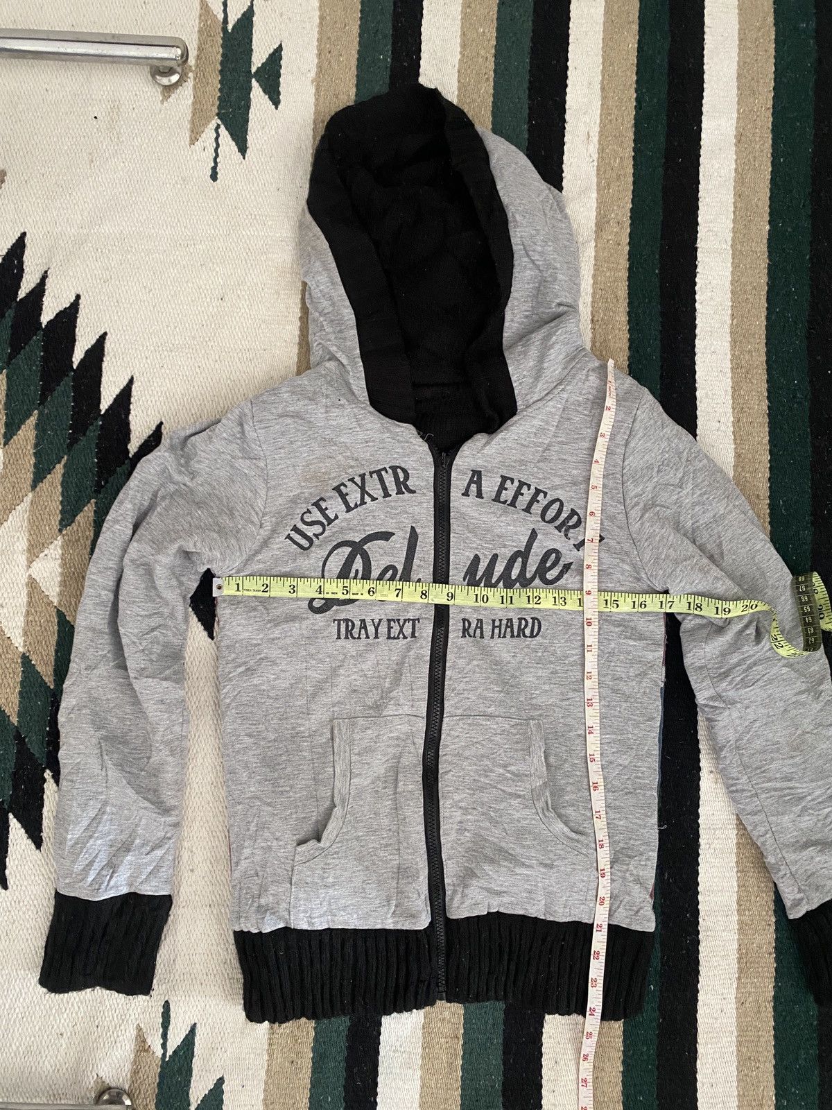 Hysteric Glamour Japanese Zelos Union Jack Reversible Hoodie Size US M / EU 48-50 / 2 - 18 Thumbnail