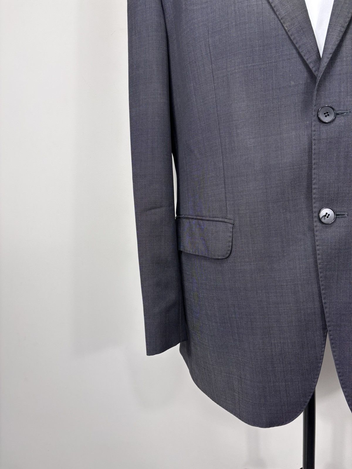 BENVENUTO. Benvenuto Fabrizio Men’s 2-Piece 4 Seasons Grey Wool Suit Size 42R - 3 Thumbnail