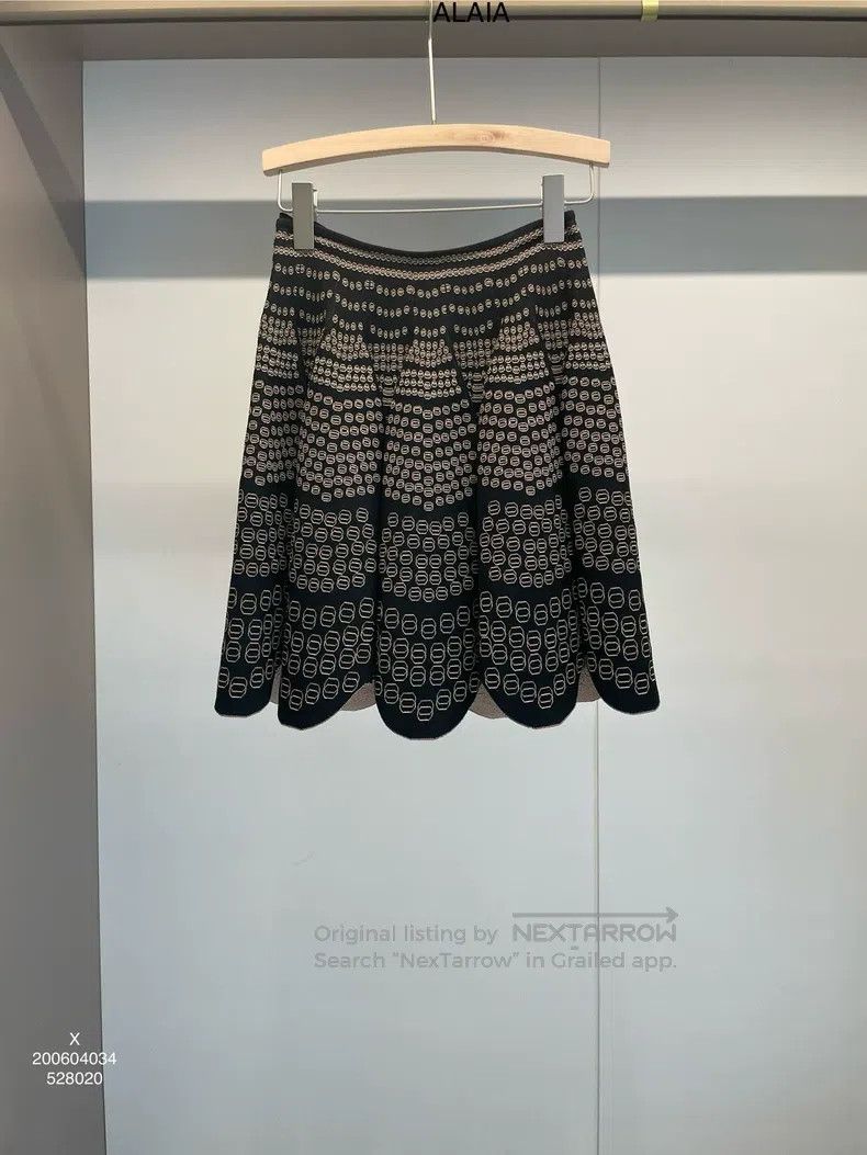 Alaia Alaia Caramel and Grey Fiber Skirt Size 25" / US 0 / IT 36 - 1 Thumbnail