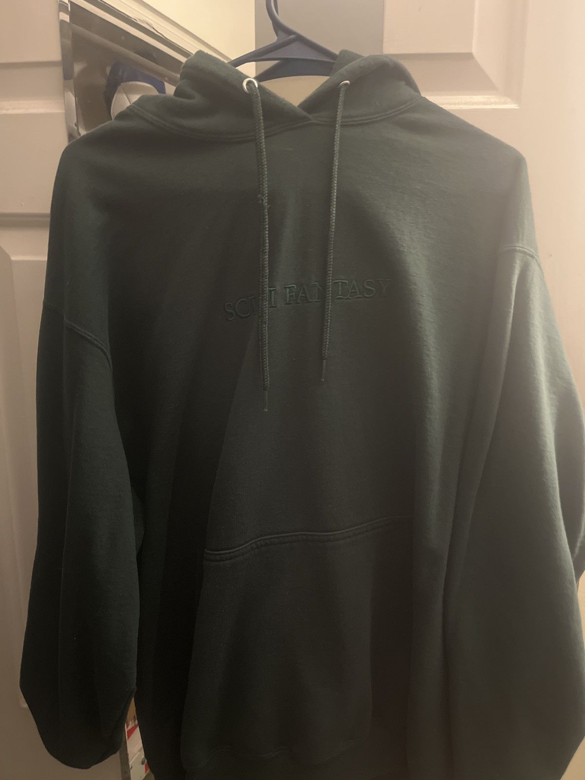 Sci-Fi Fantasy SCI-FI FANTASY MONOCHROME EMBROIDERED PULLOVER HOODIE GREEN Size US L / EU 52-54 / 3 - 1 Thumbnail