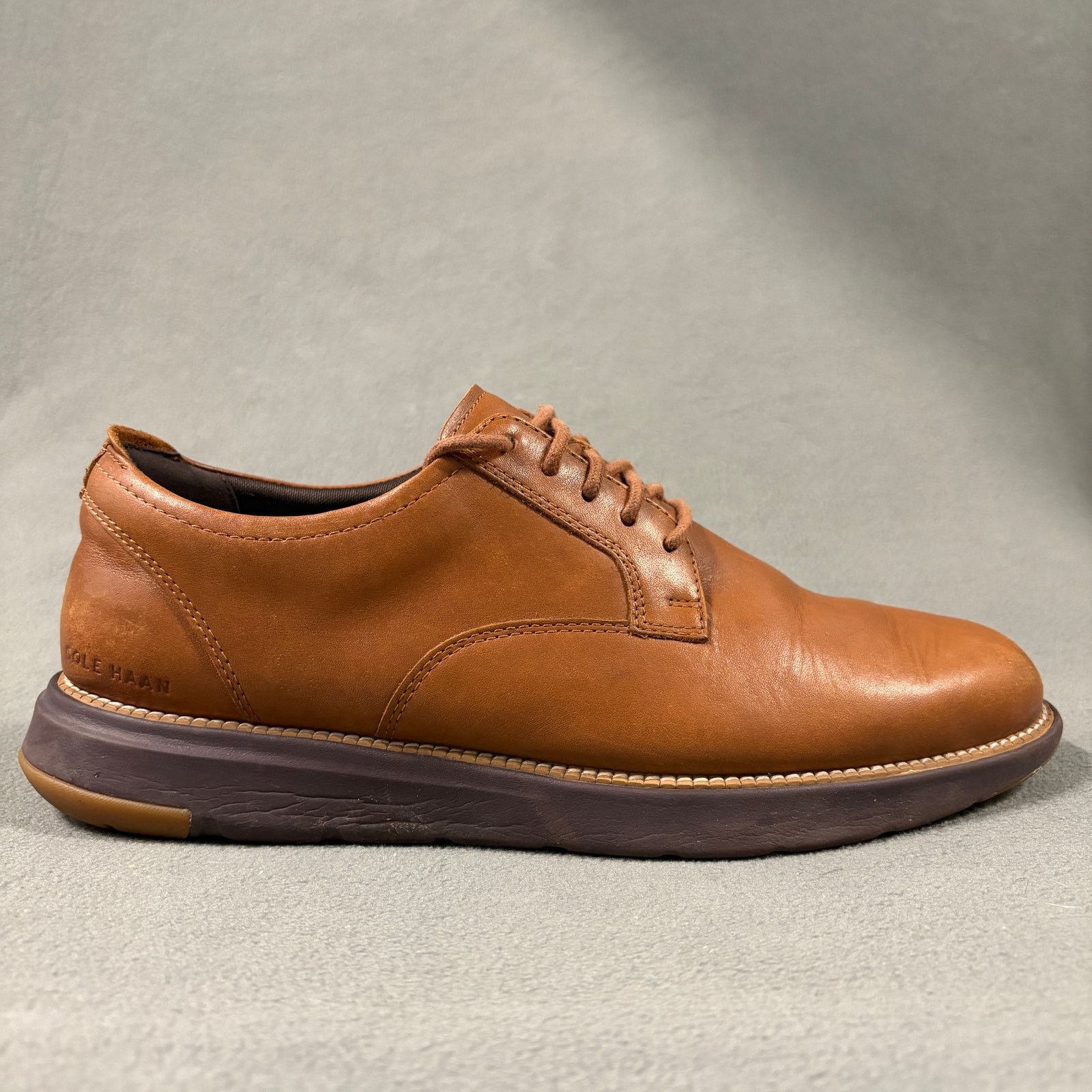 Cole Haan COLE HAAN Mens's Grand Atlantic Oxford in Brown Size 10.5 Size US 10.5 / EU 43-44 - 2 Thumbnail