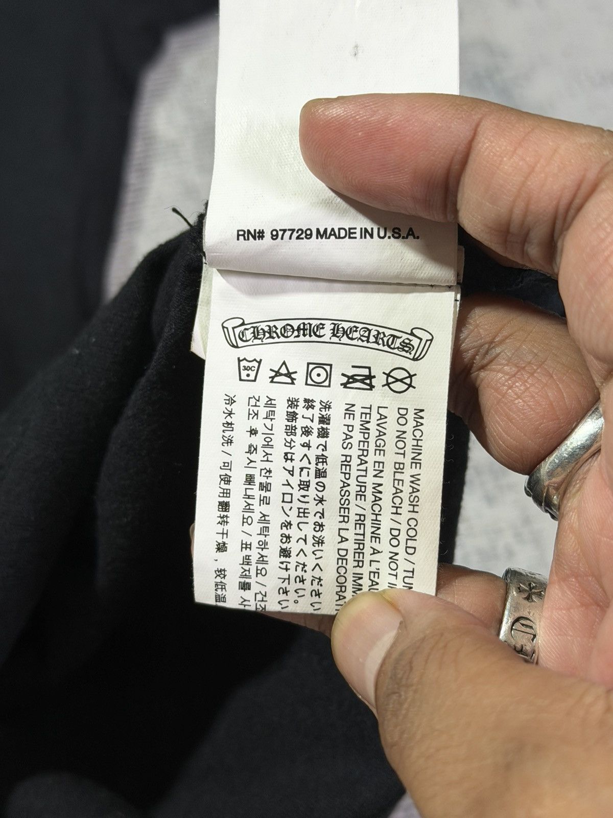Chrome Hearts Chrome Hearts - Made In Hollywood Three Logo Size US S / EU 44-46 / 1 - 9 Thumbnail