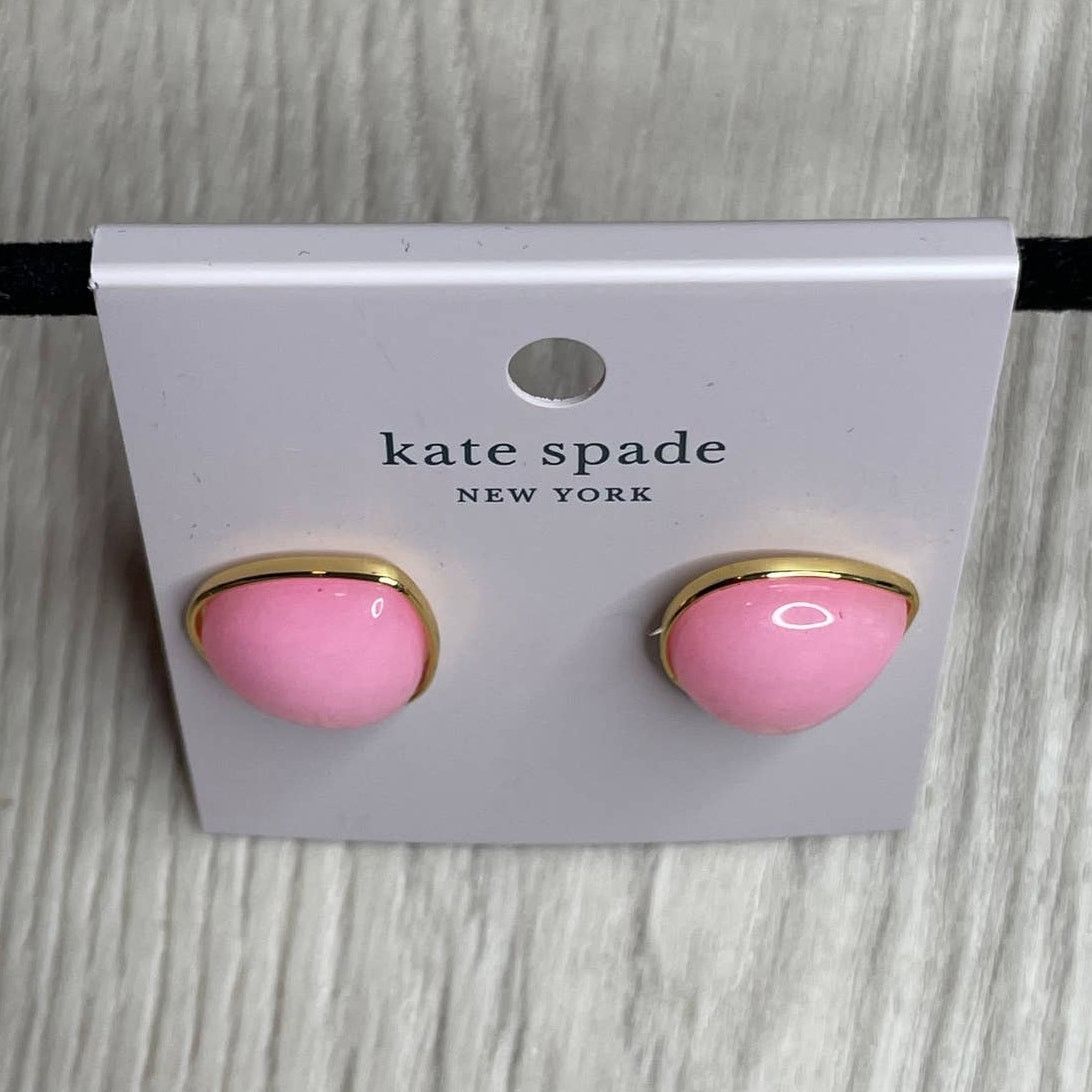 Kate Spade Kate Spade Pearl Drops Studs Earrings in Pink / Gold Tone Size ONE SIZE - 4 Thumbnail