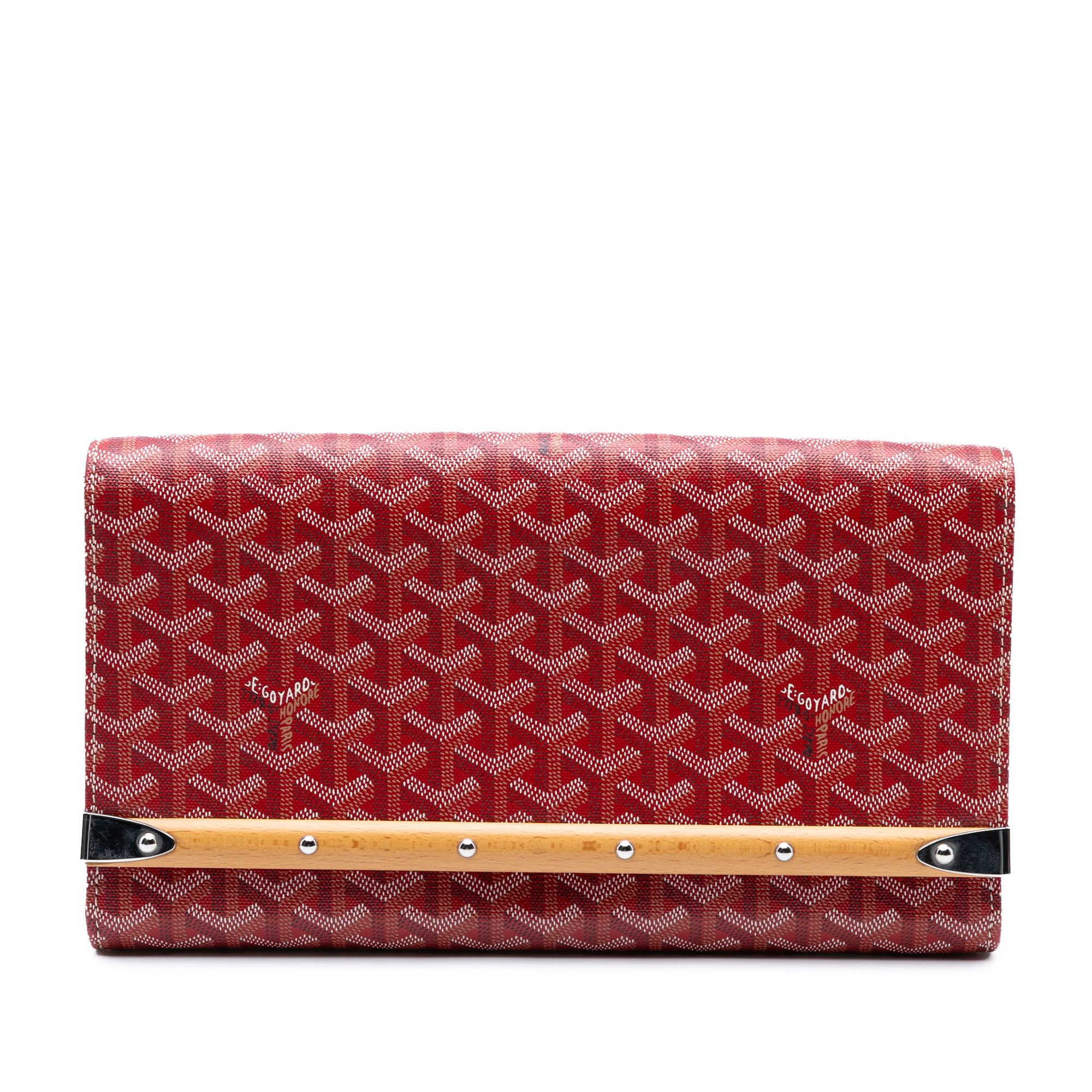 Goyard Goyardine Monte Carlo Bois Clutch