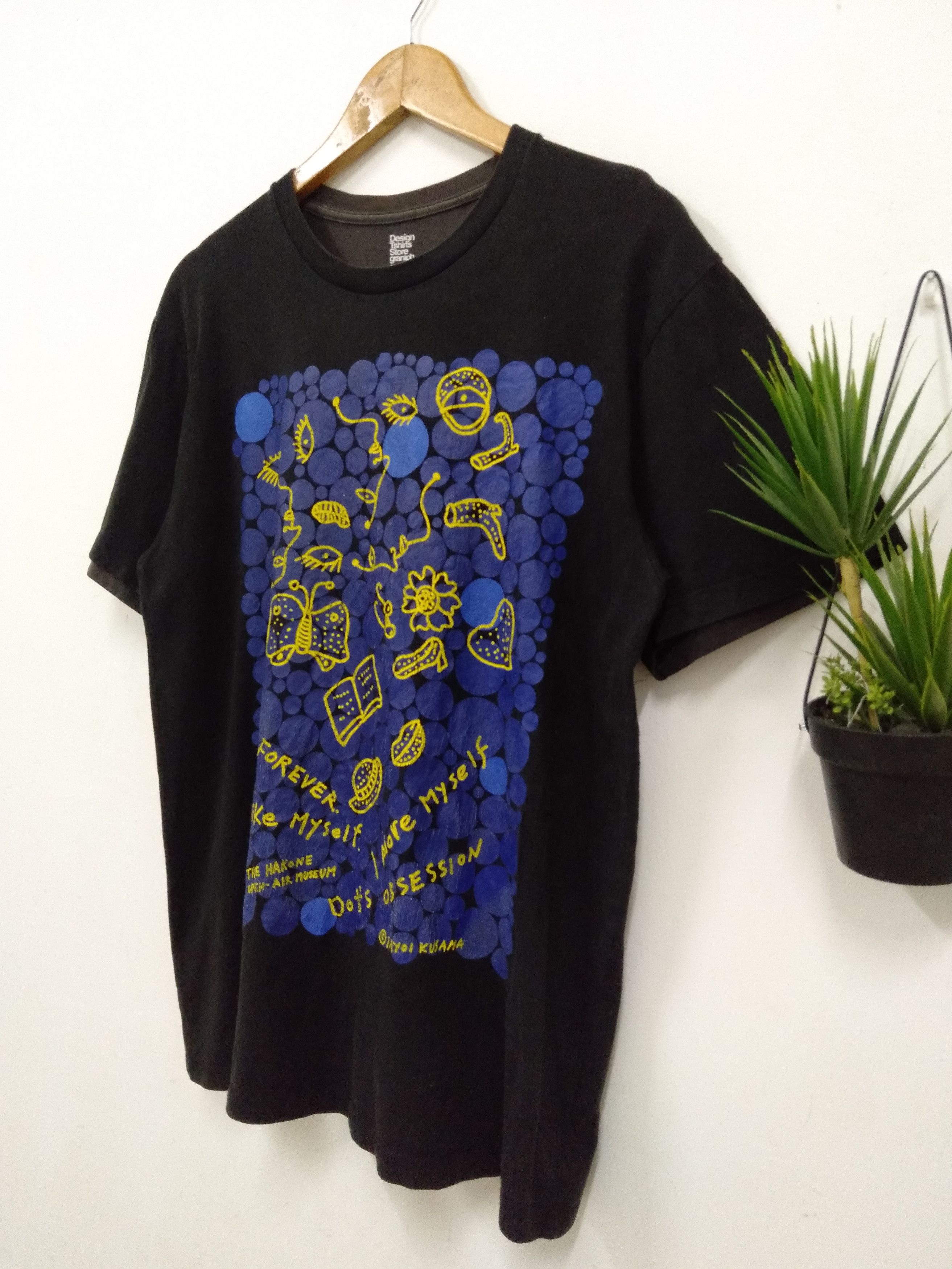 Japanese Brand × Yayoi Kusama Vintage Yayoi Kusama Japanese Designer art t shirt rare Size US L / EU 52-54 / 3 - 6 Thumbnail