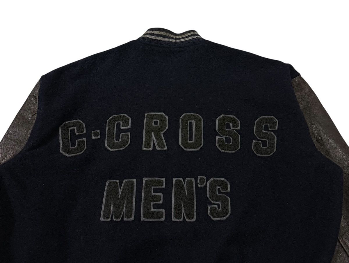 Japanese Brand Vintage Claude Cross Mens Wool Leather Varsity Jacket Size US L / EU 52-54 / 3 - 6 Thumbnail