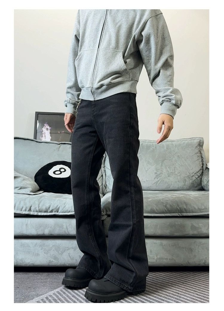 Jean × Vintage washed faded cleanfit yuppie bootcut grunge jeans Size US 32 / EU 48 - 4 Thumbnail