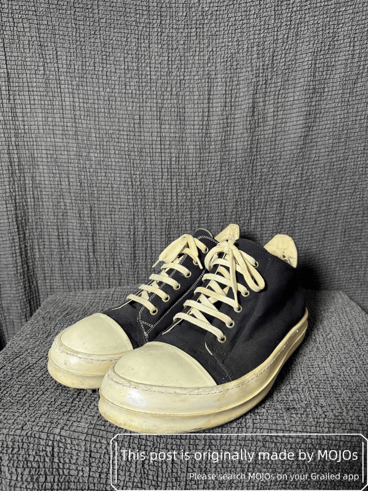 Rick Owens Sz 43 Rick Owens 16SS Nylon Low-Top mojos26113 Size US 10 / EU 43 - 1 Thumbnail