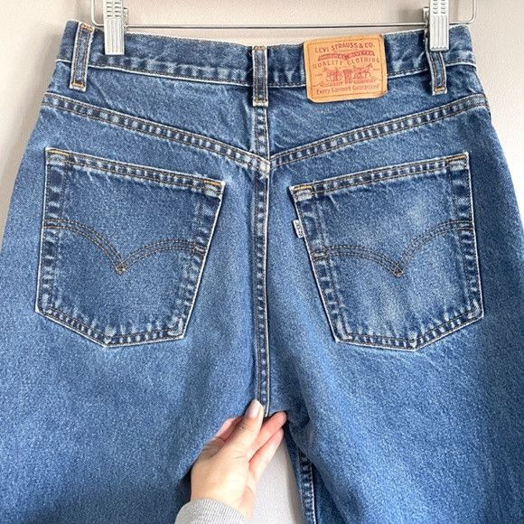 Levi's × Vintage Vintage Levi's Straight Wider Leg Jeans - 10/28-29" Waist 👖 Size 32" / US 10 / IT 46 - 9 Thumbnail