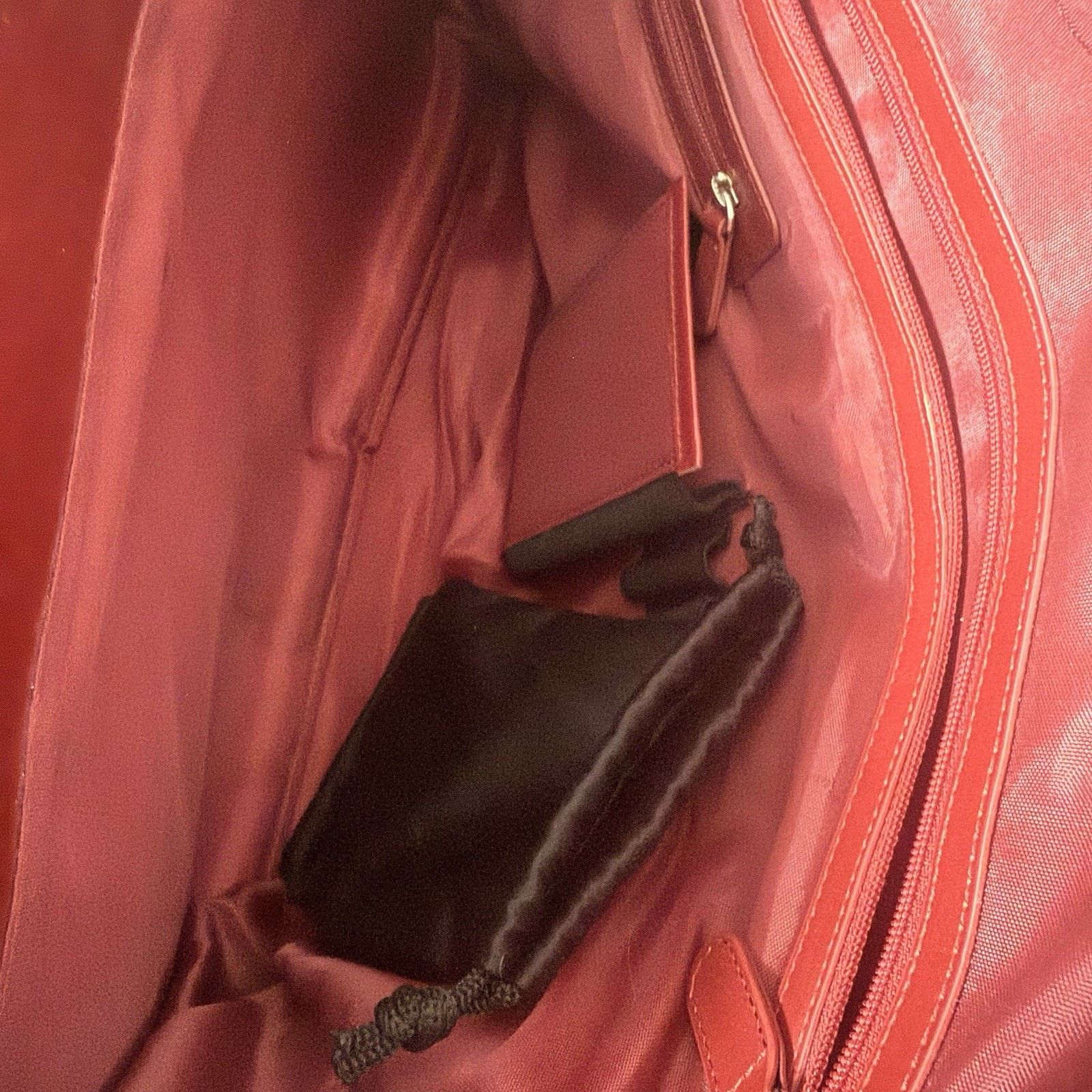 Other Franklin Covey Leather Bag Red Expandable Briefcase Laptop Size ONE SIZE - 6 Thumbnail