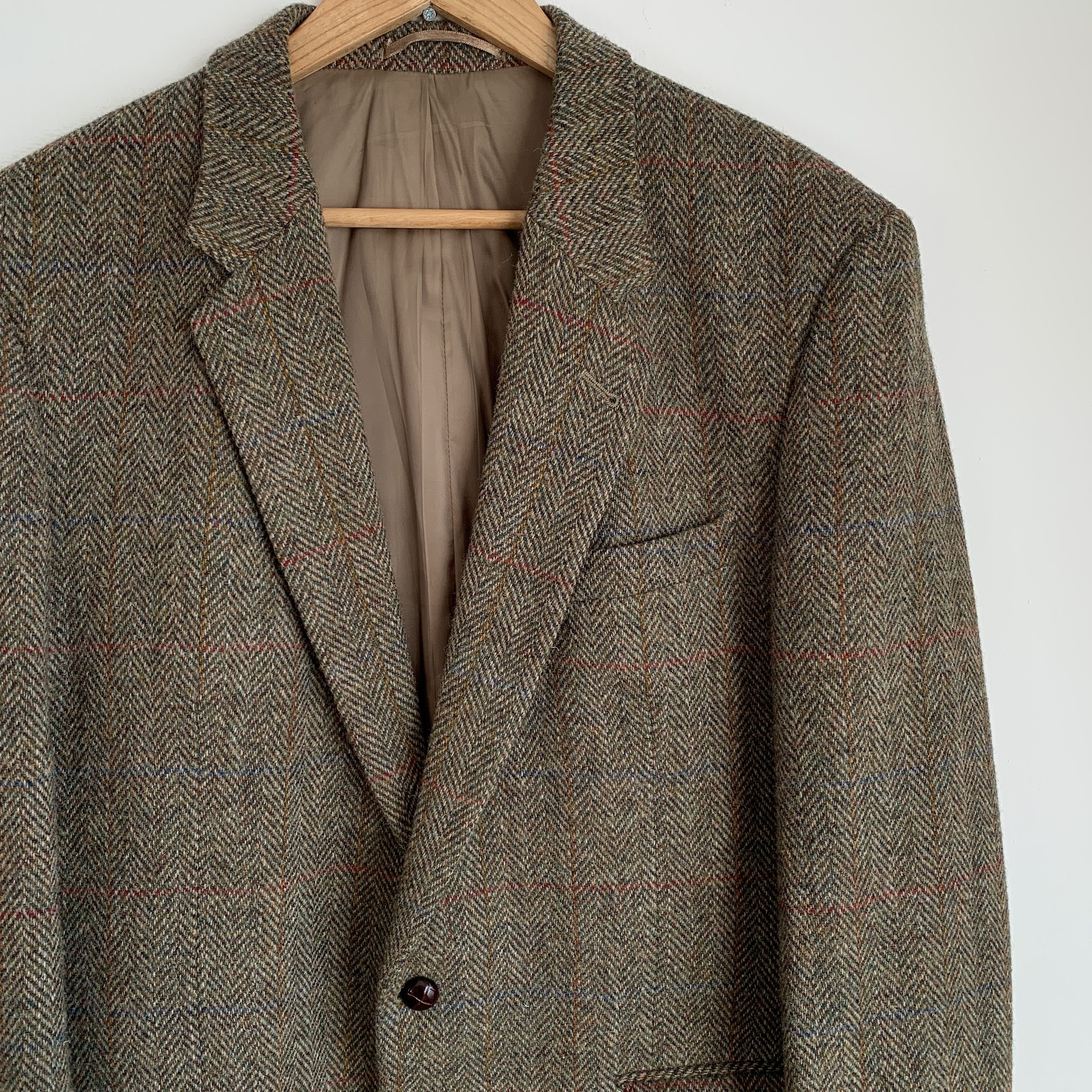 Harris Tweed Harris Tweed Mens Jacket Wool Blazer 52-54 Size US L / EU 52-54 / 3 - 4 Thumbnail