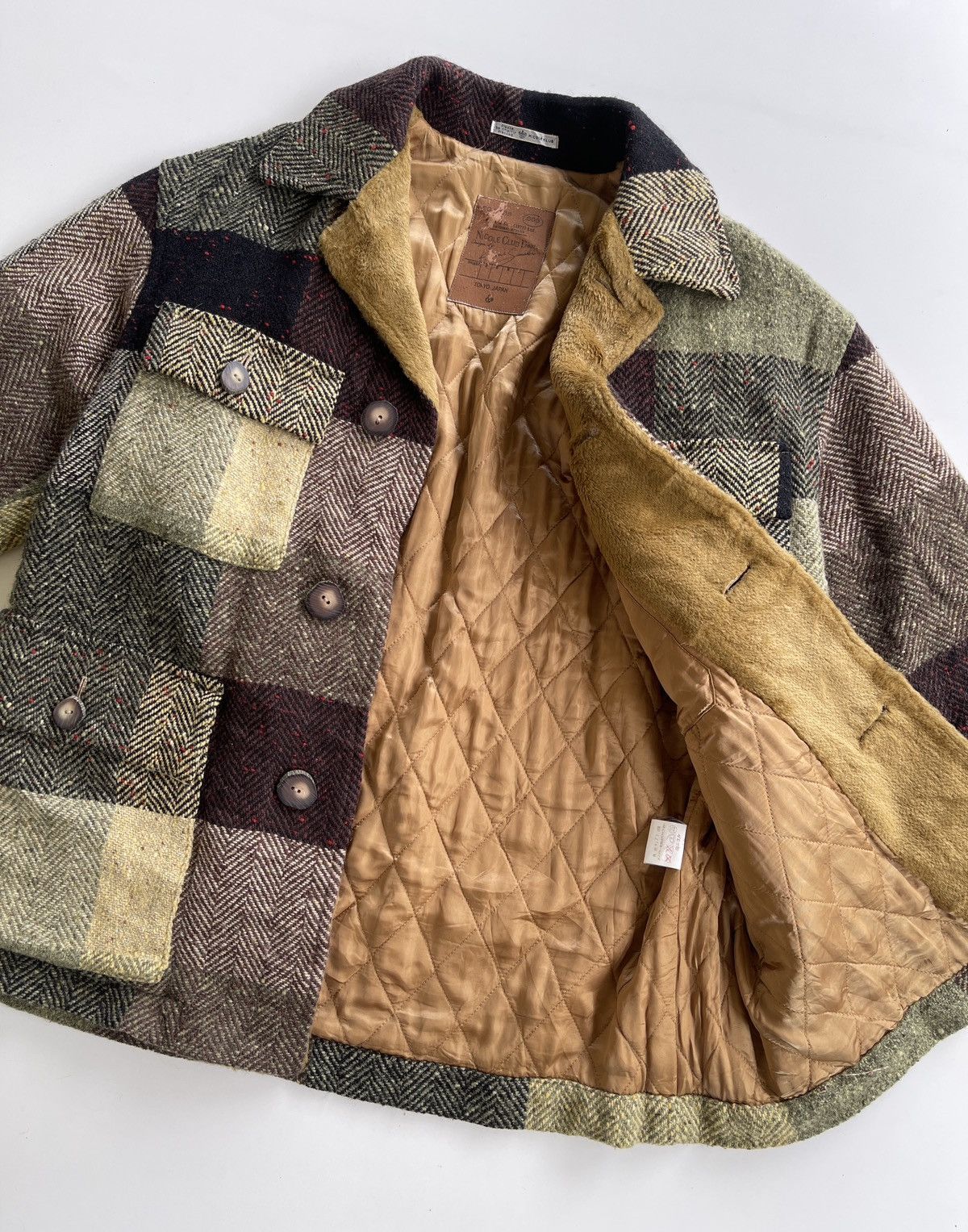 Nicole Club RARE! Nicole Club X Kagumi Sasaki Patchwork Quilted Jacket Size US L / EU 52-54 / 3 - 3 Thumbnail