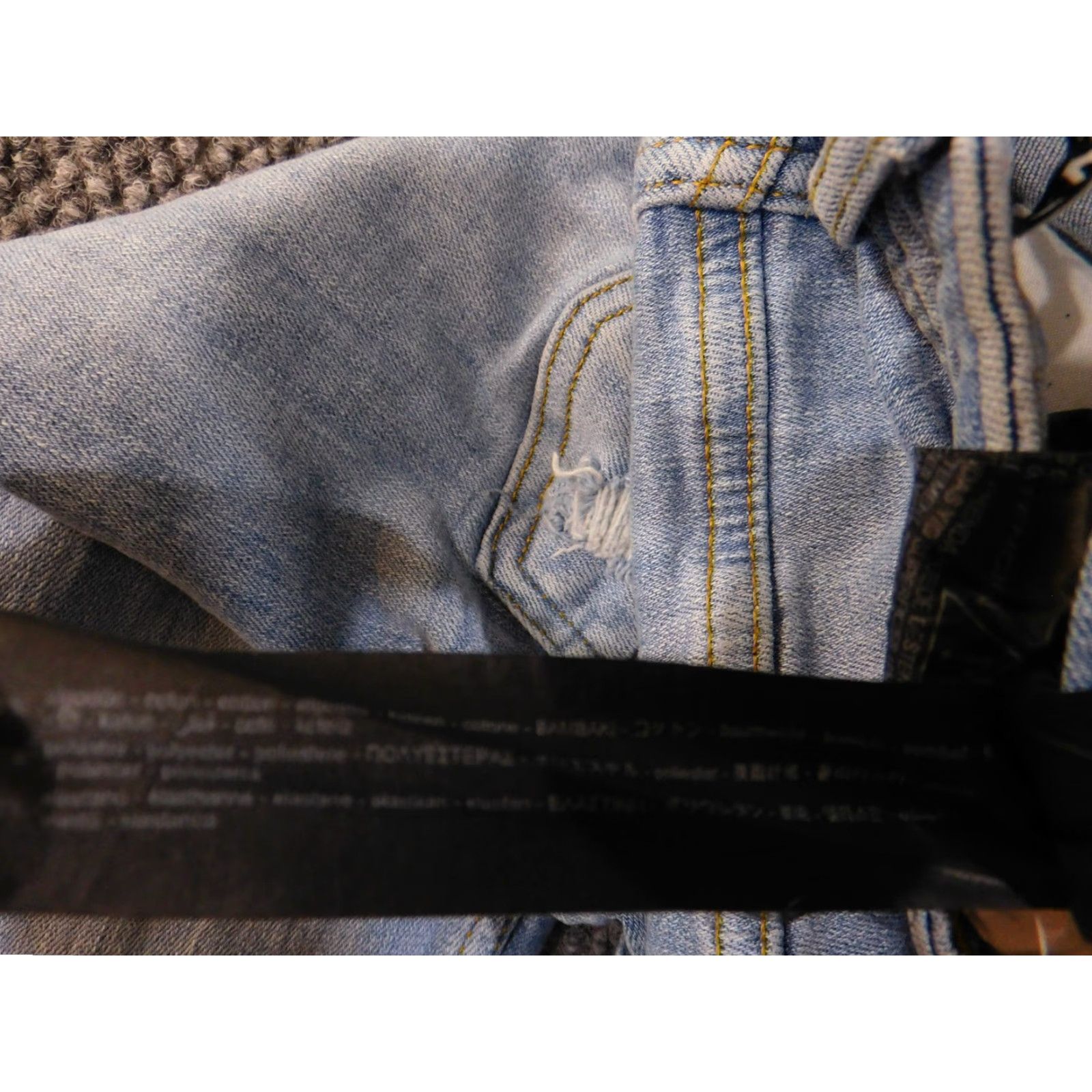 Zara Zara Jeans Womens 30 Distressed Light Wash Skinny Denim Blue Made Turkey Jeans Size 30" / US 8 / IT 44 - 6 Thumbnail