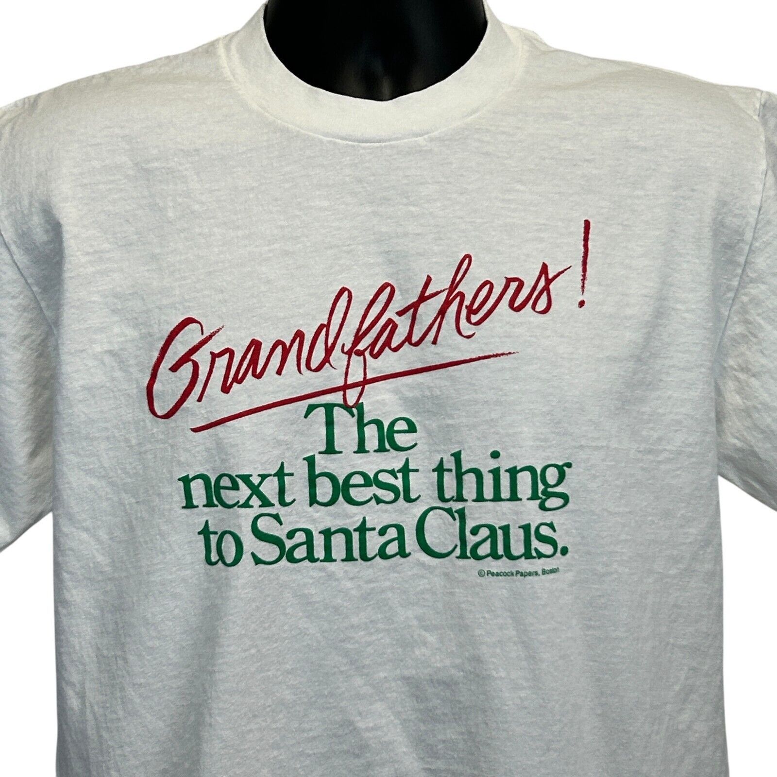 Vintage Vintage 90s Grandfather Christmas T Shirt Santa M Medium Size US M / EU 48-50 / 2 - 1 Thumbnail