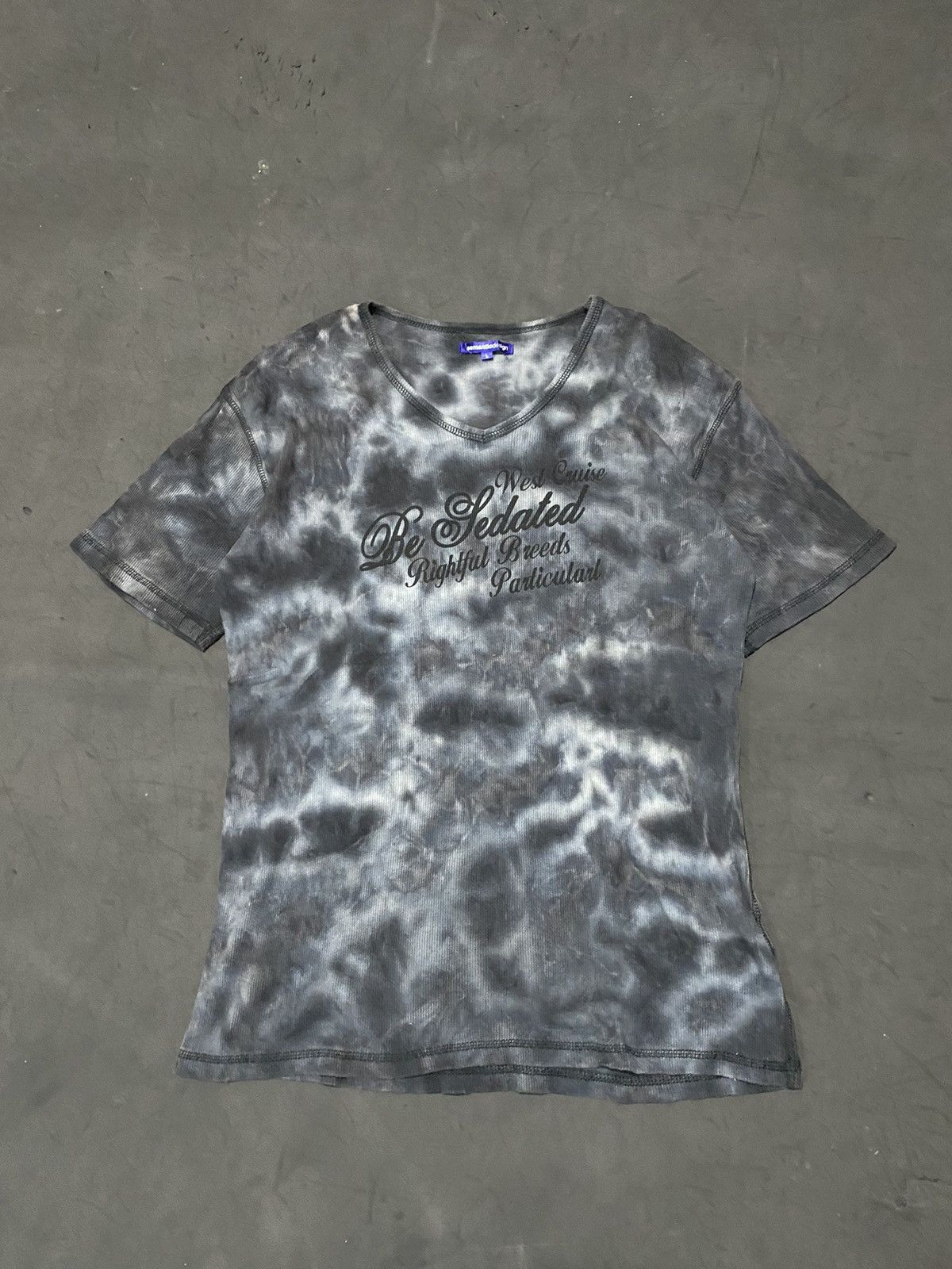 Japanese Brand Semanticdesign Japanese Black Dyed Poem Tee Size US L / EU 52-54 / 3 - 1 Thumbnail