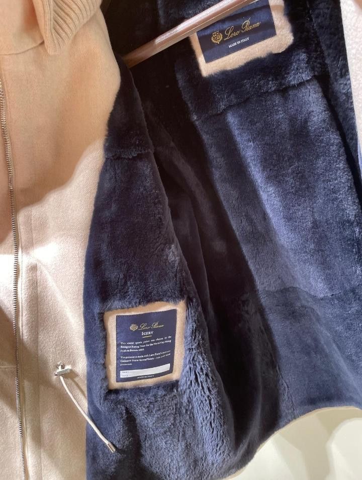 Loro Piana o1srvl11e0526 Icery Jacket in Ivory Size M / US 6-8 / IT 42-44 - 5 Thumbnail