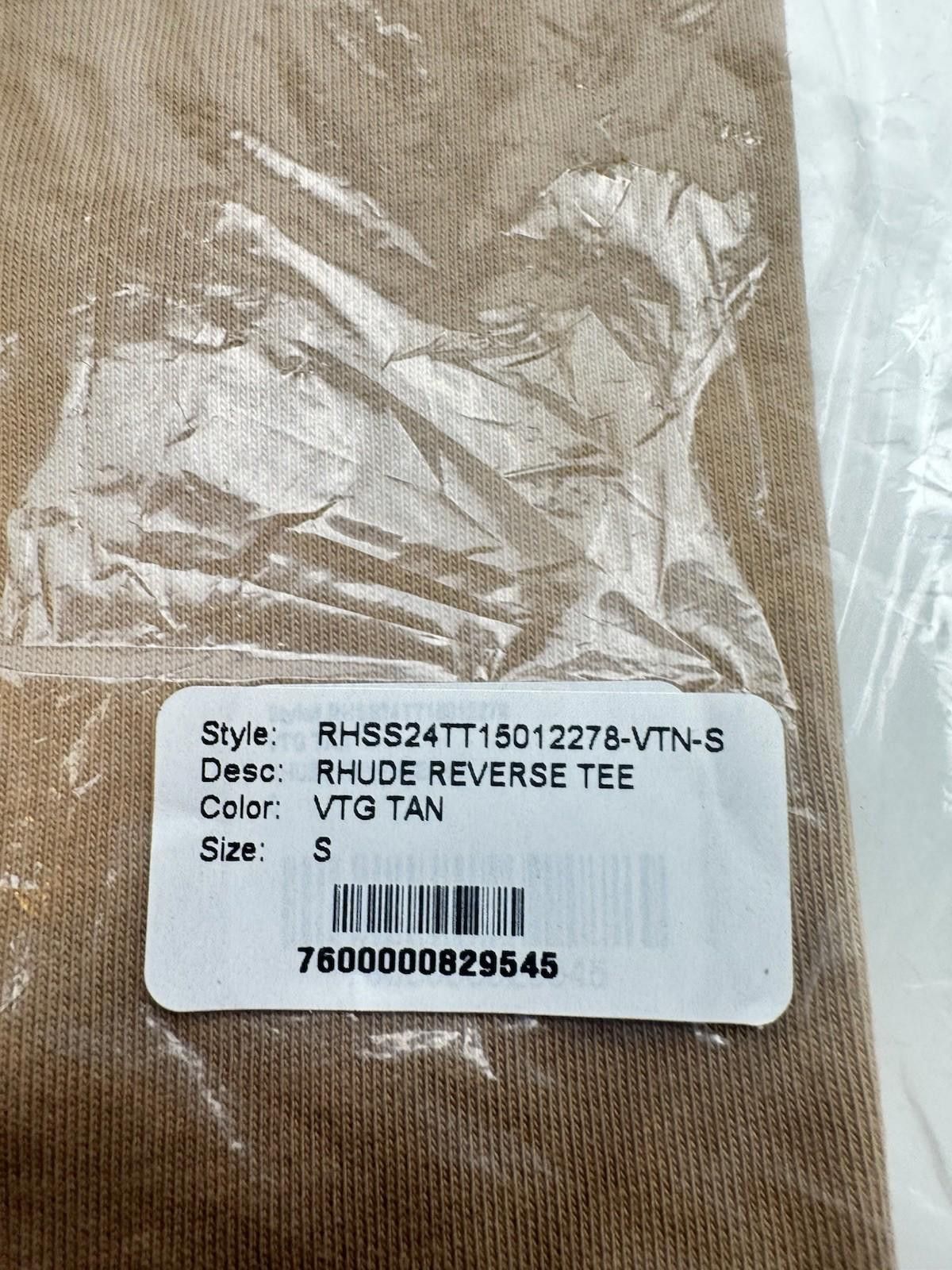 Rhude Rhude Reverse Tee VTG Tan NWT Size S $295 Retail Size US S / EU 44-46 / 1 - 4 Thumbnail
