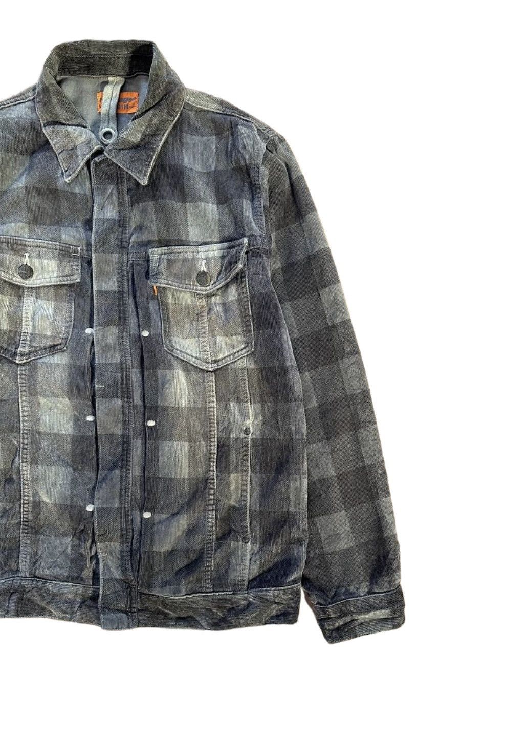 Montage Montage Denim Sunfaded Plaid Jacket Size US S / EU 44-46 / 1 - 3 Thumbnail