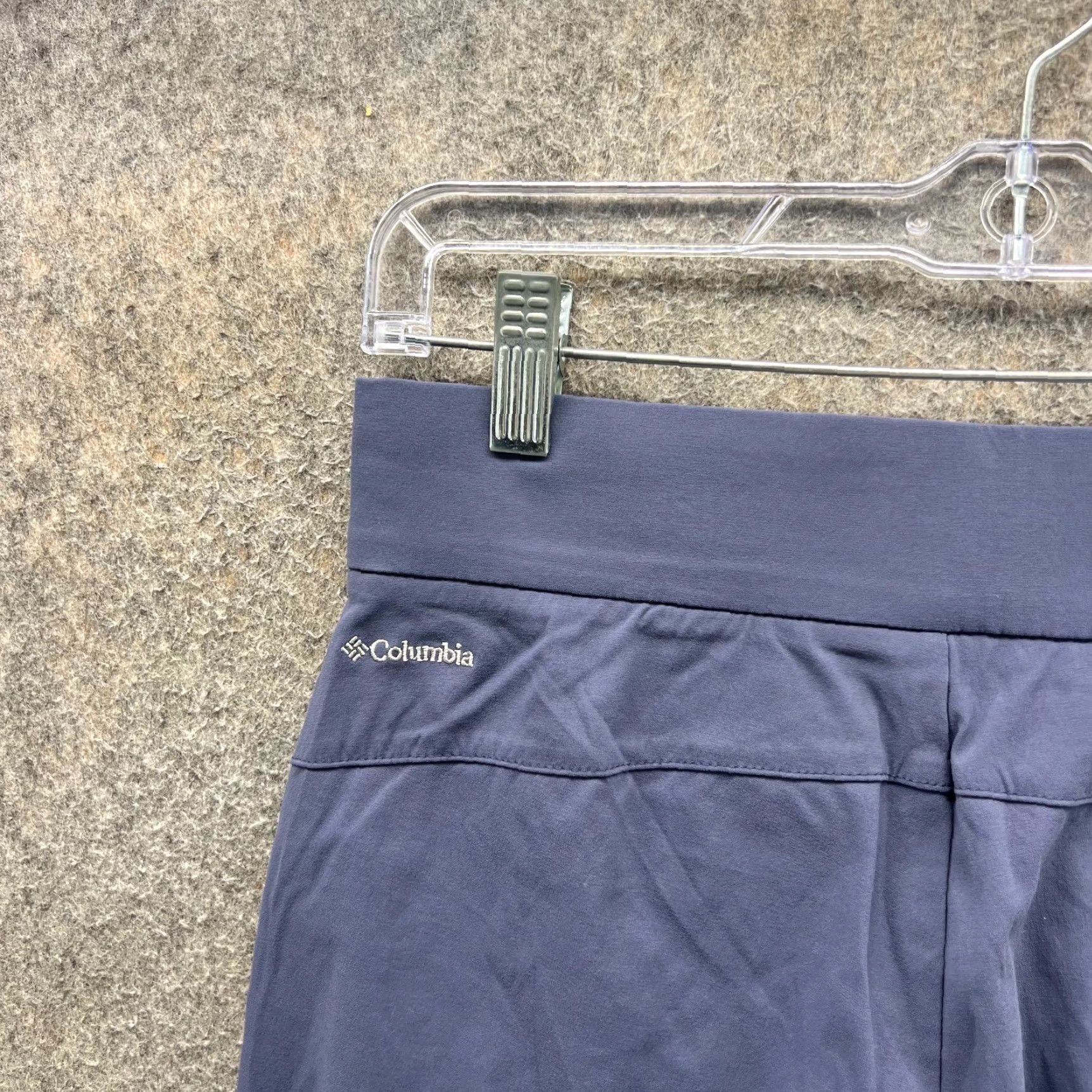 Vintage Columbia Capri Pants Women Small Blue Omni-Shield Stretch Casual Straight Inseam 17 Size 28" / US 6 / IT 42 - 6 Thumbnail