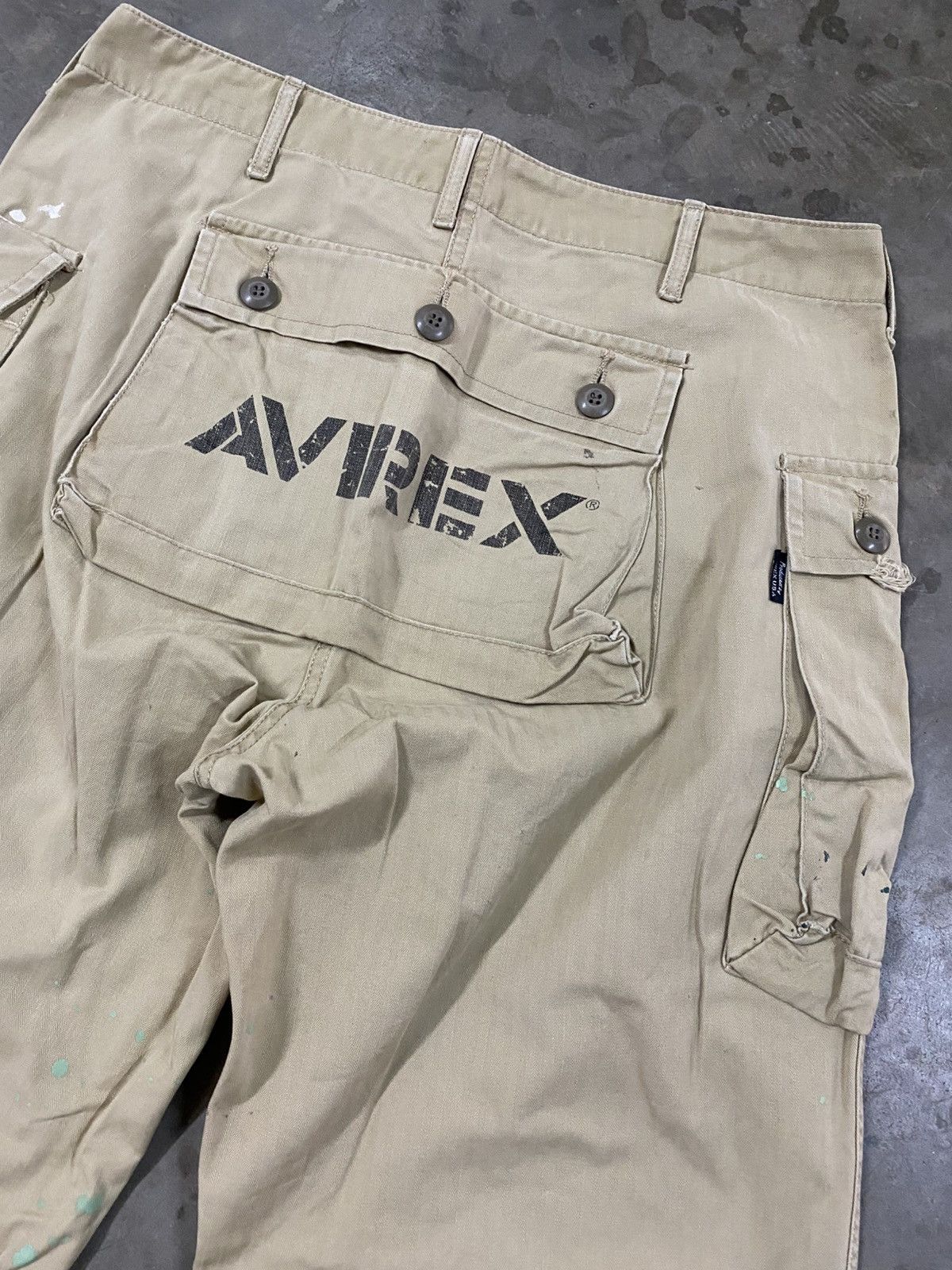 Avirex Avirex Monkey Pant Workwear Distressed @314 Size US 32 / EU 48 - 6 Thumbnail