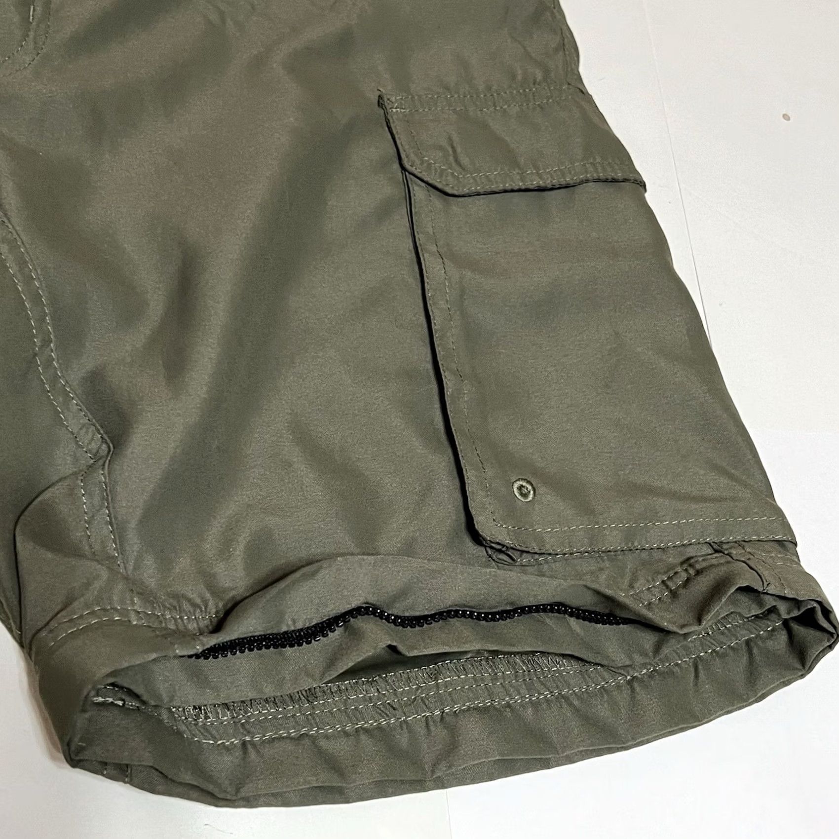 Vintage Boy Scouts of America Cargo shorts Mens S Green Polyester Zip off Casual Shorts Womens? Mens Size US 29 - 8 Thumbnail