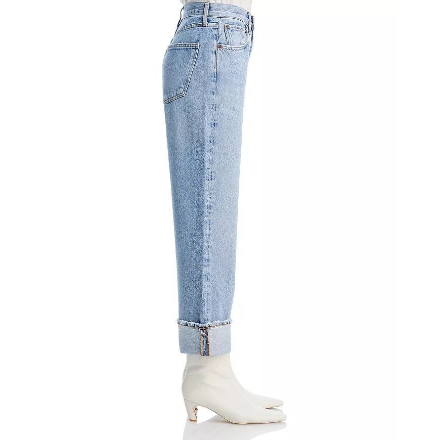 Agolde Agolde Women Force High Rise Straight Cuffed Jeans Size 32 Size 32" / US 10 / IT 46 - 4 Thumbnail