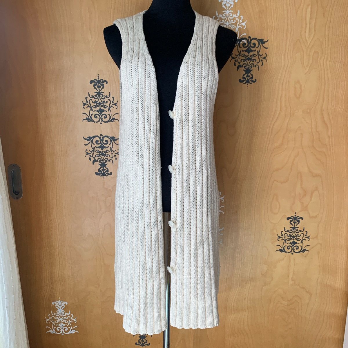 Club Monaco Rare Vintage 90s Club Monaco Long Sleeveless Knit Vest Size M / US 6-8 / IT 42-44 - 6 Thumbnail