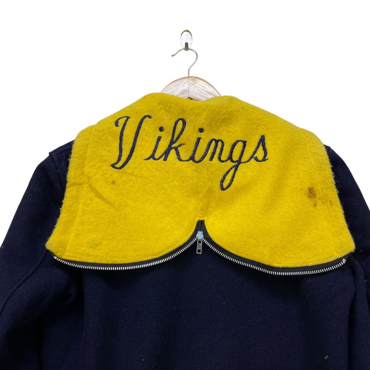 Delong 💥Vintage Delong Wool Varsity Sailor Collar Jacket Embroider Size US S / EU 44-46 / 1 - 4 Thumbnail