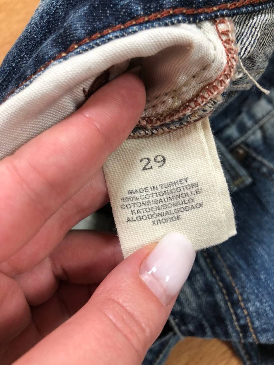 Polo Ralph Lauren mens jeans Polo Ralph Lauren Vintage Crazy Y2K denim Size US 29 - 3 Thumbnail