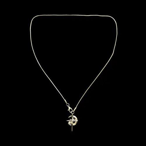 VIBE Star Cross Chain, Skeleton Cross, Abstract Star Ring Size ONE SIZE - 3 Thumbnail